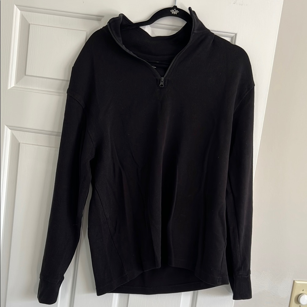 Old Navy Black Zip Up Sweater